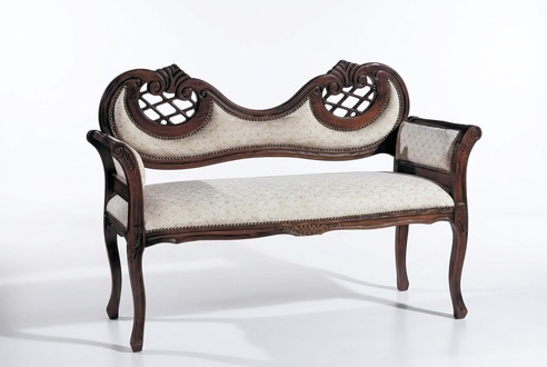 Living room luxury bench upholstery fabric textile seating upholstered bench