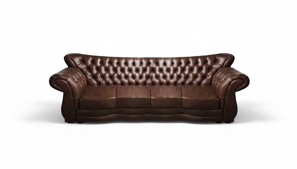 Living room luxury four seater sofa couch leather living room furnishings