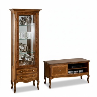 Living Room RTV Display Cabinet Wall Cabinets Design tv Art Deco Display Cabinets Set Cabinet