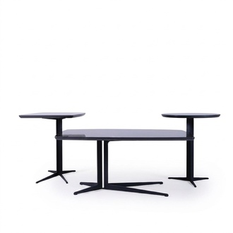 Living room set 3pcs luxury coffee table 2x side table table furnishing