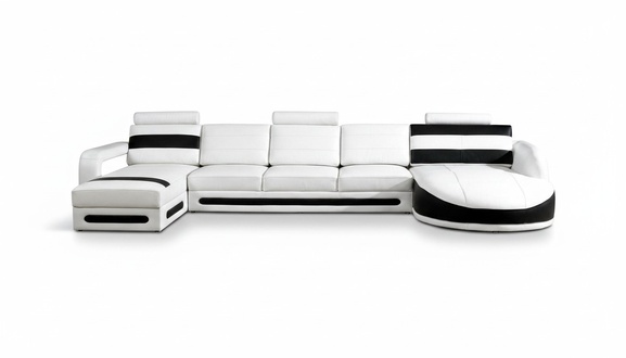 Corner sofa with USB, sectional couch, upholstered set, corner sofas XXL.