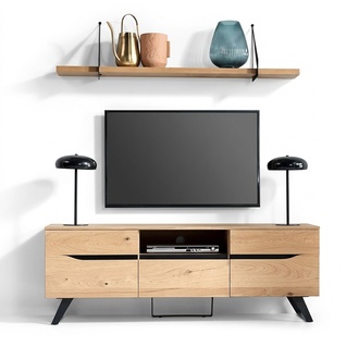 Living Room Set TV Lowboard Media Furniture Modern Wall Shelf Designer