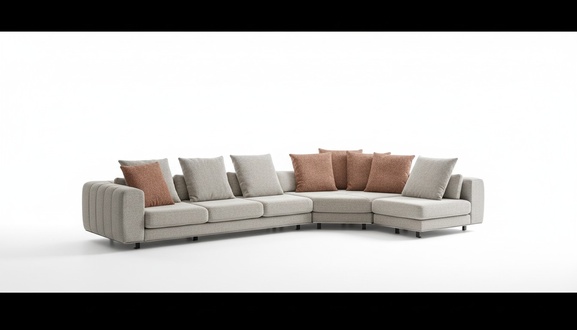 Living Landscape Sofa Corner Sofa Design Furniture Couch L-Form Style Modern