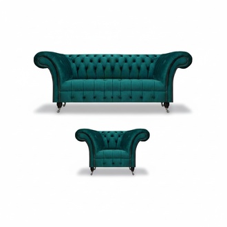 Living room sofa couch three-seater modern sofa set armchair Chesterfield