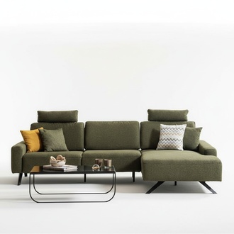 Living Room Sofa L-Shape Modern Luxury Corner Sofa Couch Corner Set