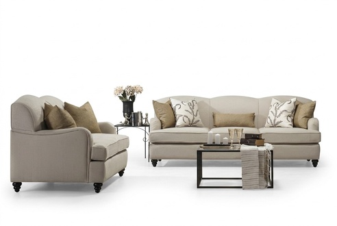 Living room sofa set two-seater with three-seater luxury sofa design furnishings