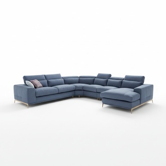 Living Landscape Design Cushion Couch U Shape Sofas Couches Textile Luxury Class New