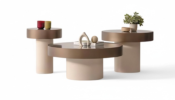 Living room table – Coffee table made of wood for modern living