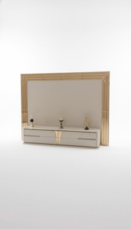 Living Wall TV Wood Modern Style Shelf Living Room Furniture Cabinet