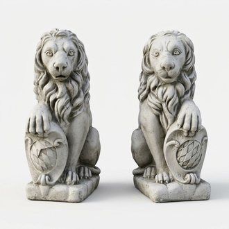 Lion garden figure terraces garden sculpture figures sculptures statues S103013