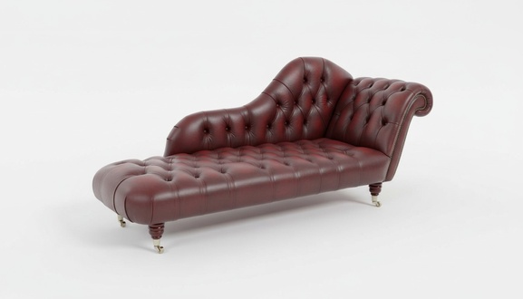 Lounge Club Chesterfield Sofa Lounger 2 Seater Upholstered Loungers Chaise Longues Leather