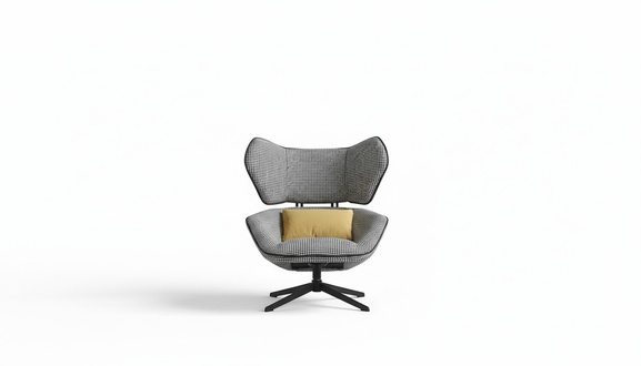 Lounge luxury TV club upholstered seating design armchair couch sofa relax fabric