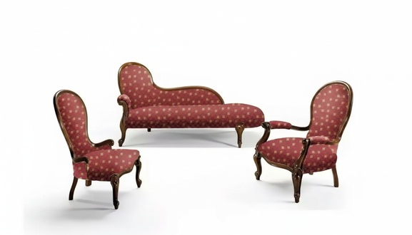Lounge Sofa Couch Upholstery Classic Chaise Longue Club New