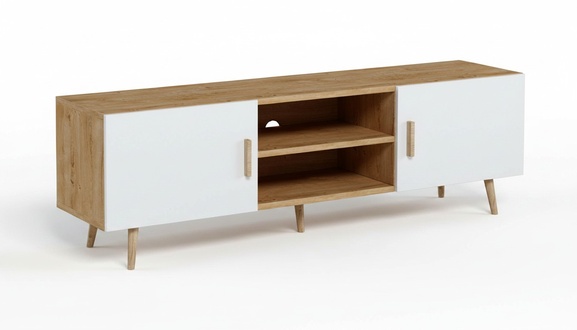 Low Board Cabinet Living Room Shelf Luxury Designer RTV TV Sideboard Side Table
