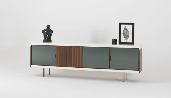 Low Sideboard Cupboard Chests of Drawers 225cm Sideboard