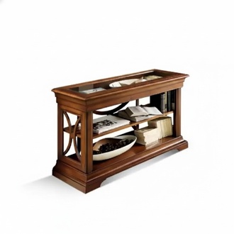 Lowboard real wood office cabinet shelves cabinets bookcase solid