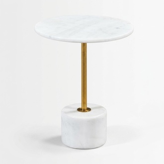 luxury coffee table tables round modern marble white side table new