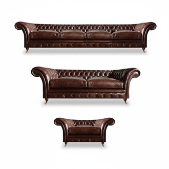 Luxurious furniture design modern 3-piece sofa set living room couches.