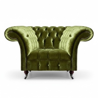 Luxurious furniture living room design armchair upholstered furniture textile seat Chesterfield
