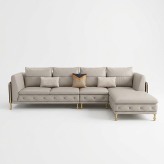 Luxury Living Room Corner Sofa Corner Sofa Upholstery Corner Couch Leathe