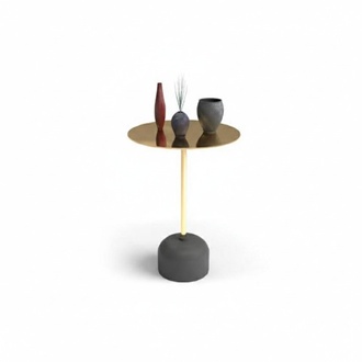 Luxury round side table living room coffee table designer furniture
