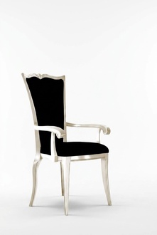 Luxury 1x Chair Dining Room Chair Living Room Chair Upholstered Chair Armrest