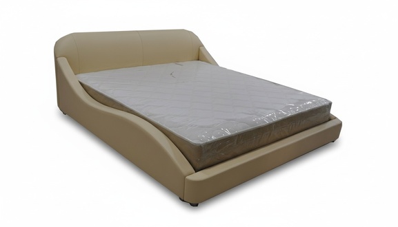 Luxury bed with USB cushion marriage hotel beds leather 140/160/180/200 bed