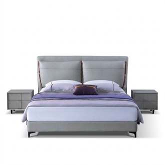 Luxury bedroom bed nightstand 3 piece set design beds side tables new