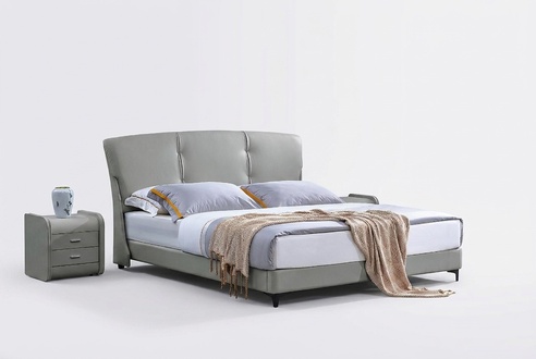 Luxury Bedroom Bed Classic Beds Furniture Modern Furniture Bed Frame Beige