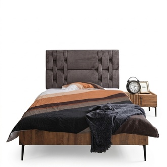 Luxury bedroom nightstand beds bed 2-piece complete set design furnishings