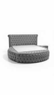 Luxury Bedroom Set Bed + 2x Bedside Tables Design Furniture 3 pcs New