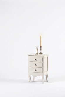 Luxury Bedside Table Consoles Side Table Wood Furniture Bedroom White New