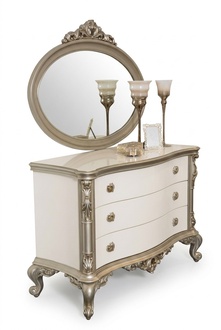 Luxury Chest Of Drawers Sideboard Sideboard With Mirror 2 Piece Set New