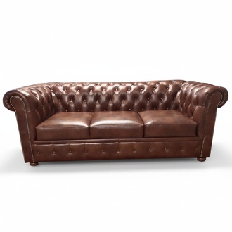 Luxury Chesterfield Sofa 3 Seater Couches Lounge Sofas Couch 230cm Fabric