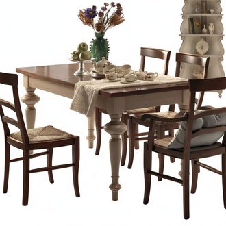 Luxury Classic Dining Table Wood Rectangular Brown Table Dining Room Dining Tables New