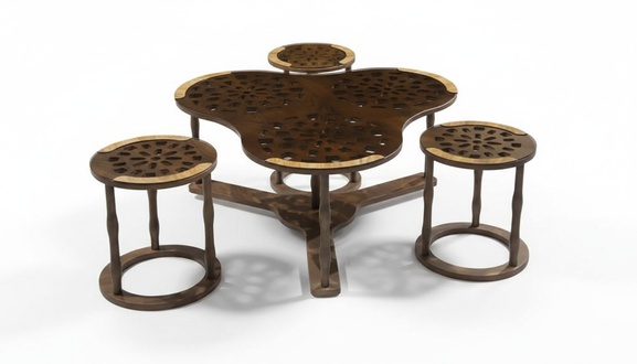 Luxury coffee table living room table side table lounge table salon side table