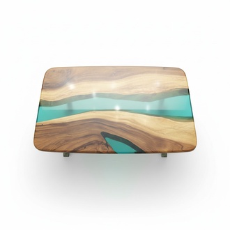 Luxury rectangular coffee table design wood brown furniture living room coffee tables