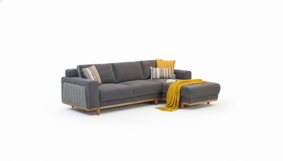 Luxury L-shaped corner sofa for living room Modern design and high quality