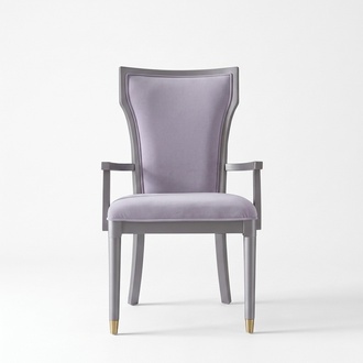 Modern style made of real wooden armchair for living/dining room