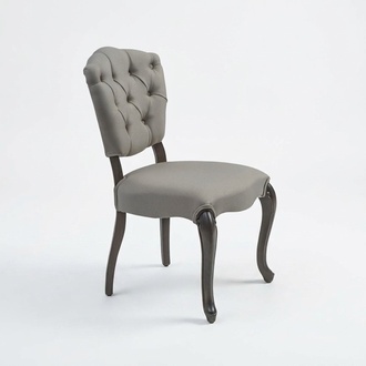 Luxury Design Upholstered Chair Furnishing Chairs Seat Dining Room Wood Design