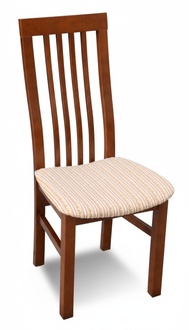 Luxury design upholstered chair chairs seat lean office office dining room wood K5 NEW