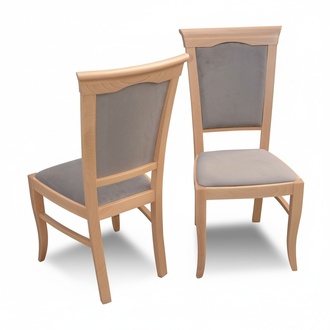 Luxury design upholstered chair chairs seat lean office dining room solid wood K13 new