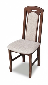 Luxury design upholstered chair chairs seat lean office office dining room solid wood