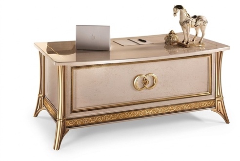 Luxury desk table office office antique style baroque rococo desks new