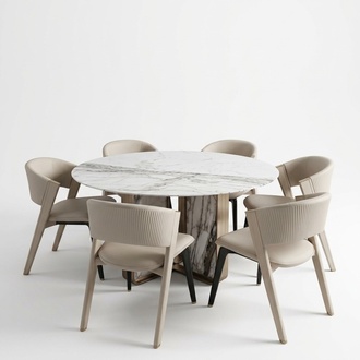 Luxury dining room set dining table 6x chairs dining room group design dining group new