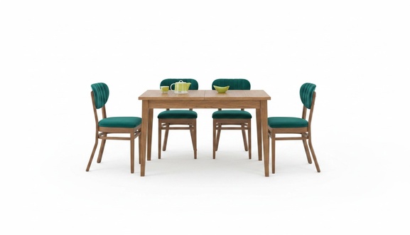 Luxury dining room set dining table 4x chairs table dining tables dining group 5-piece