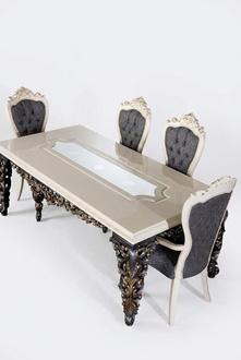 Luxury dining table baroque tables dining room table classic furniture dining tables