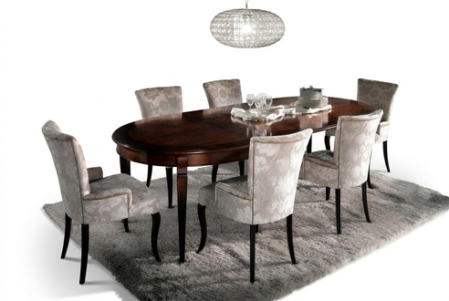 Luxury dining table Italian design furniture furnishings tables solid wood table new
