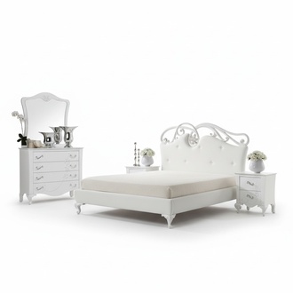 Luxury Double Bed Bed Frame Bedsteads Double Modern Luxury Italy Style New