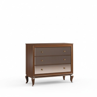 Modern style made of real wooden design chest of 3-sliding drawers